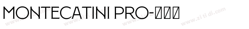 Montecatini Pro字体转换